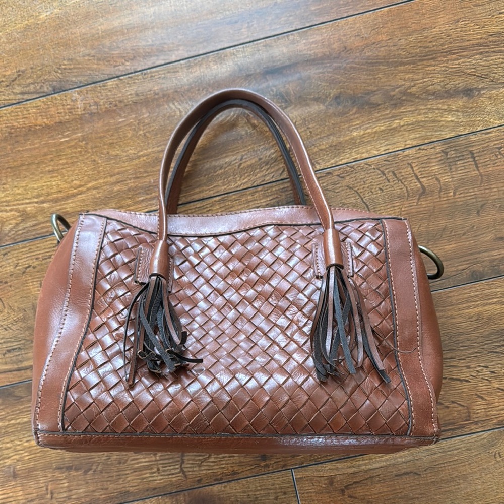 Noonday Collection Leather Bag View 2